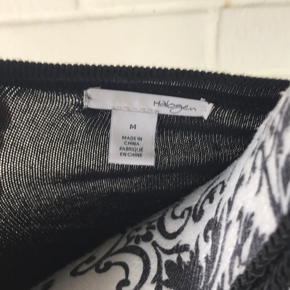 Halogen Black Button Down Cardigan. - image 8